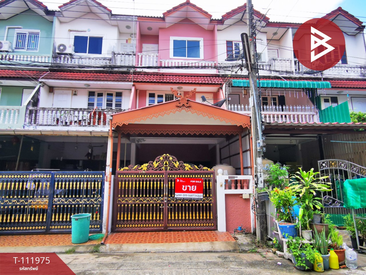 ขายทาวน์โฮม หมู่บ้านสินทวีวิลล่า โครงการ 8 บางขุนเทียน กรุงเทพมหานคร