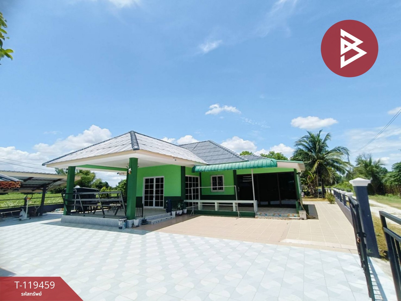 ขายบ้านเดี่ยวชั้นเดียว เนื้อที่ 1 งาน 74.5 ตร.วา พนัสนิคม ชลบุรี