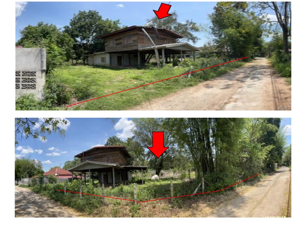 KTB : ที่ดินพร้อมสิ่งปลูกสร้าง ตำบลโพธิ์ไทร อุบลราชธานี 60NE010201124
