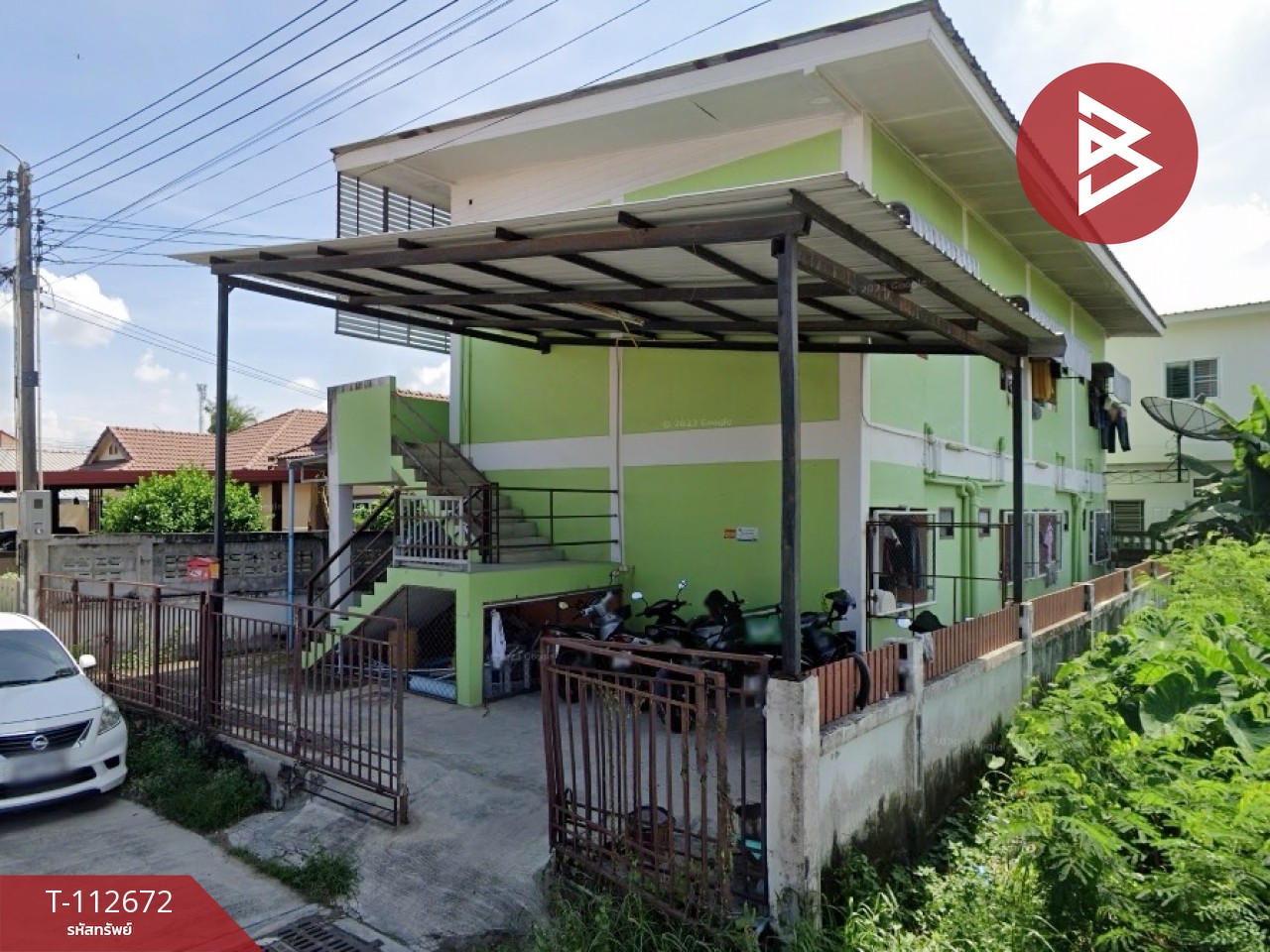 ขายอพาร์ทเม้นท์ 2 ชั้น ถ.เทศบาล11 เนื้อที่ 50 ตร.วา พานทอง ชลบุรี