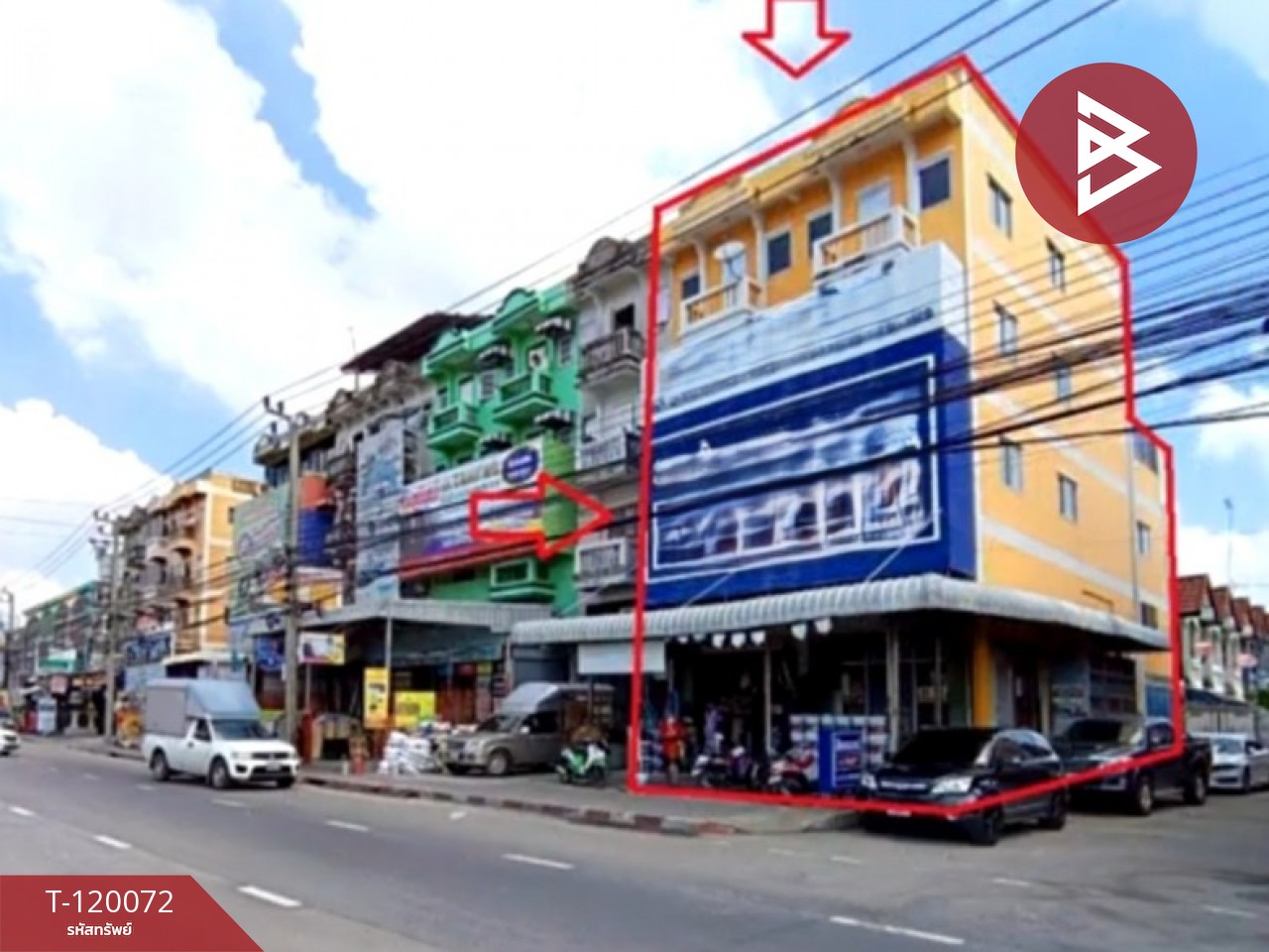 ขายอาคารพาณิชย์ 4 ชั้นครึ่ง 2 คูหา คลองสามวา กรุงเทพมหานคร