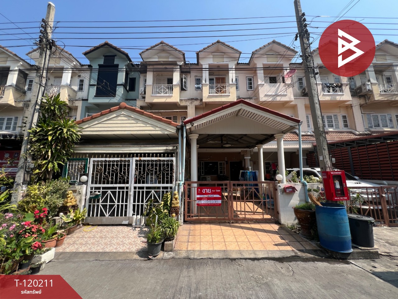 ขายทาวน์โฮม 3 ชั้น หมู่บ้านลัลลี่วิลล์2 ศรีนครินทร์-เทพารักษ์ แพรกษา สมุทรปราการ