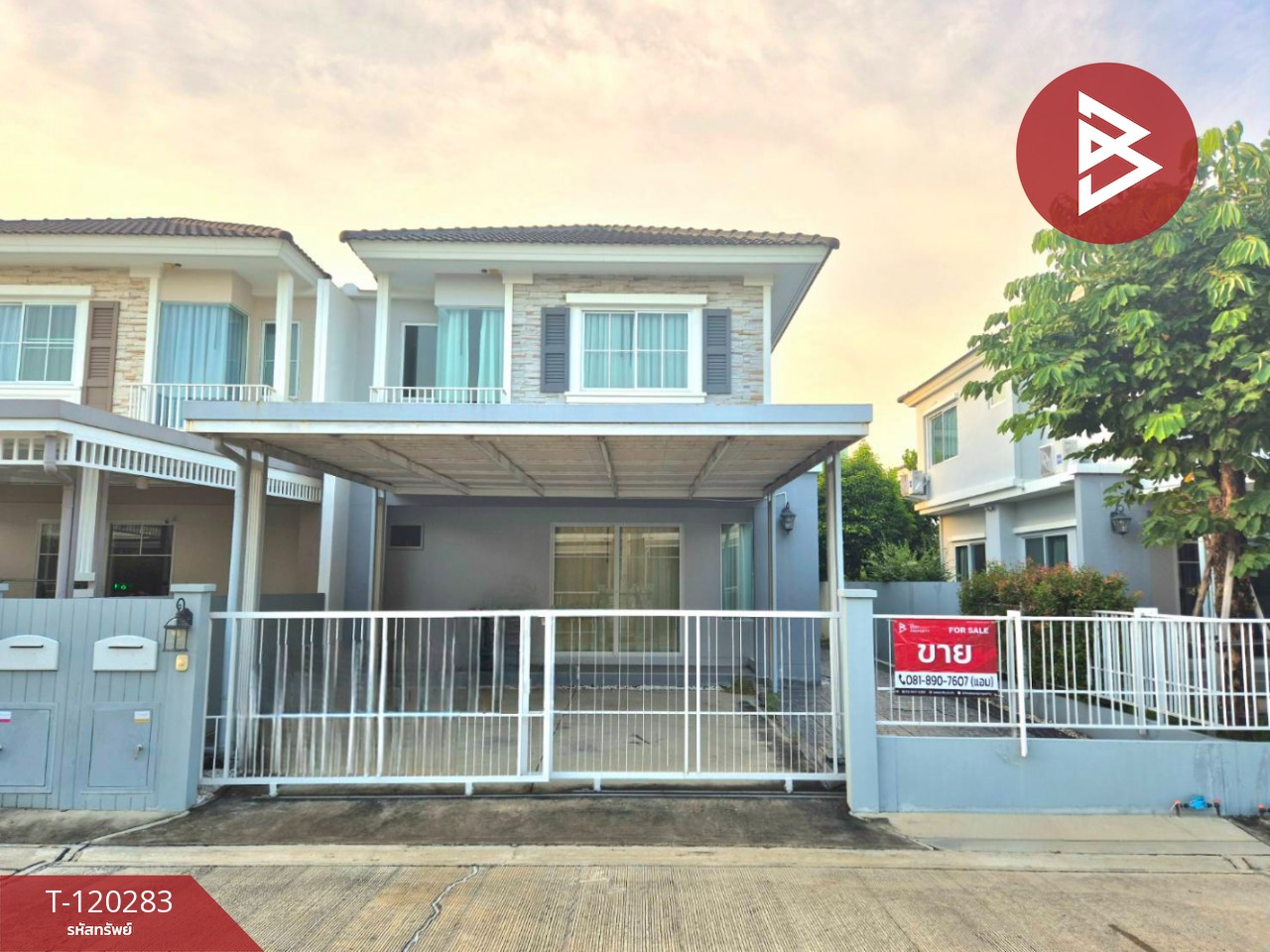ขายบ้านแฝด หมู่บ้านวิลลาจจิโอ ปิ่นเกล้า-ศาลายา บางกรวย นนทบุรี