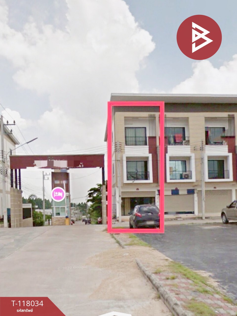 ขายอาคารพาณิชย์พร้อมผู้เช่า หมู่บ้านแฮมป์ตัน พาร์ค 3 (Hampton Park3) ชลบุรี