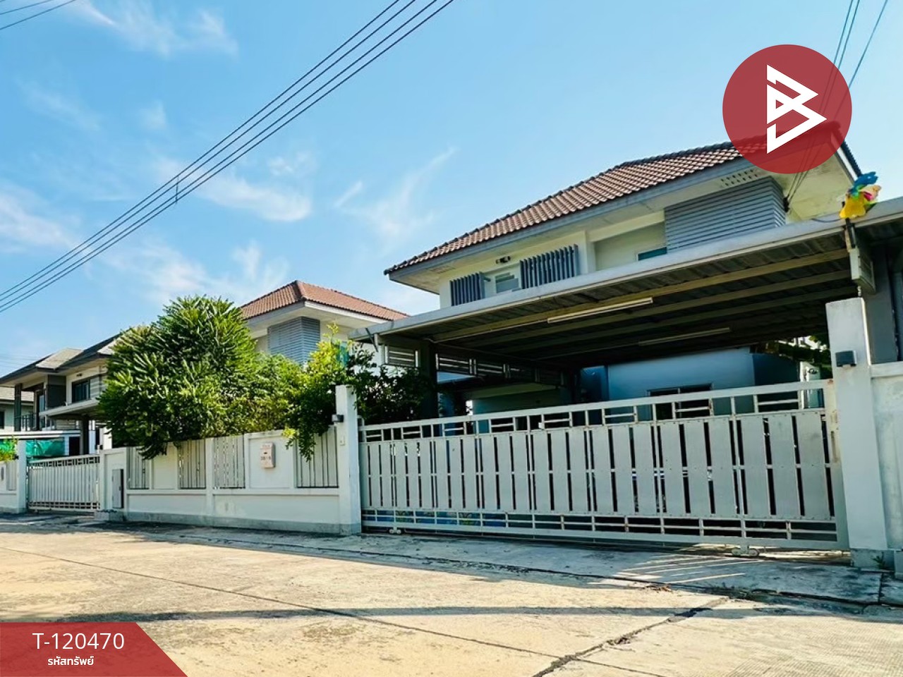 ขายบ้านเดี่ยว หมู่บ้านมนตรีวิลล่า บ้านปรก สมุทรสงคราม