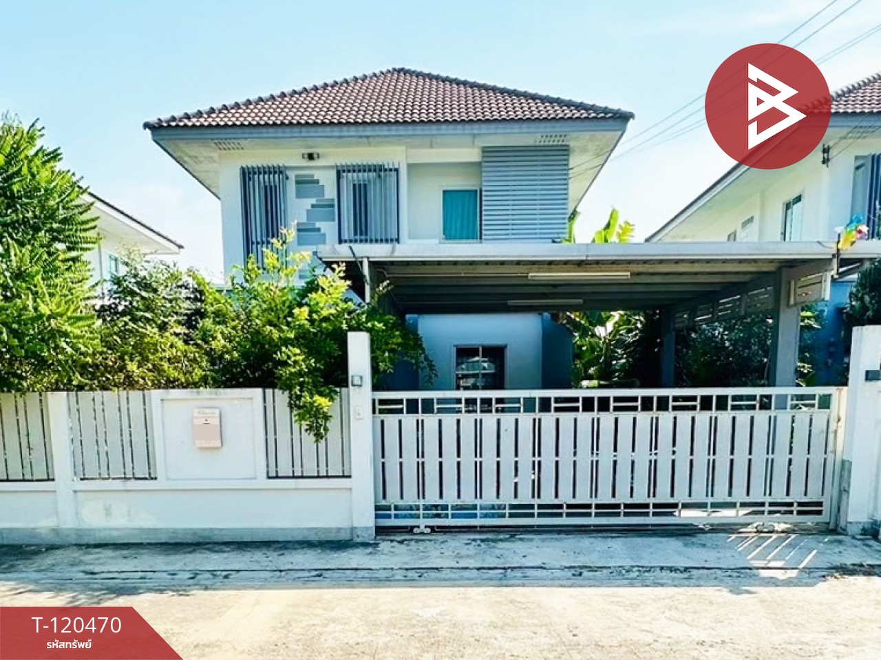 ขายบ้านเดี่ยว หมู่บ้านมนตรีวิลล่า บ้านปรก สมุทรสงคราม