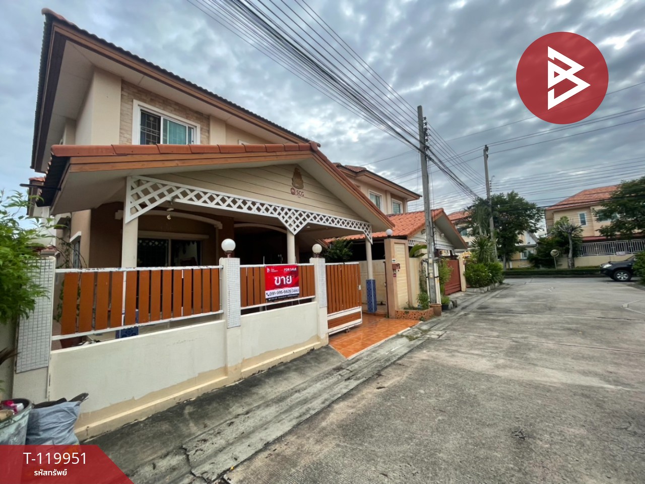 ขายบ้านแฝด หมู่บ้านปัญฐิญา แพรกษา สมุทรปราการ