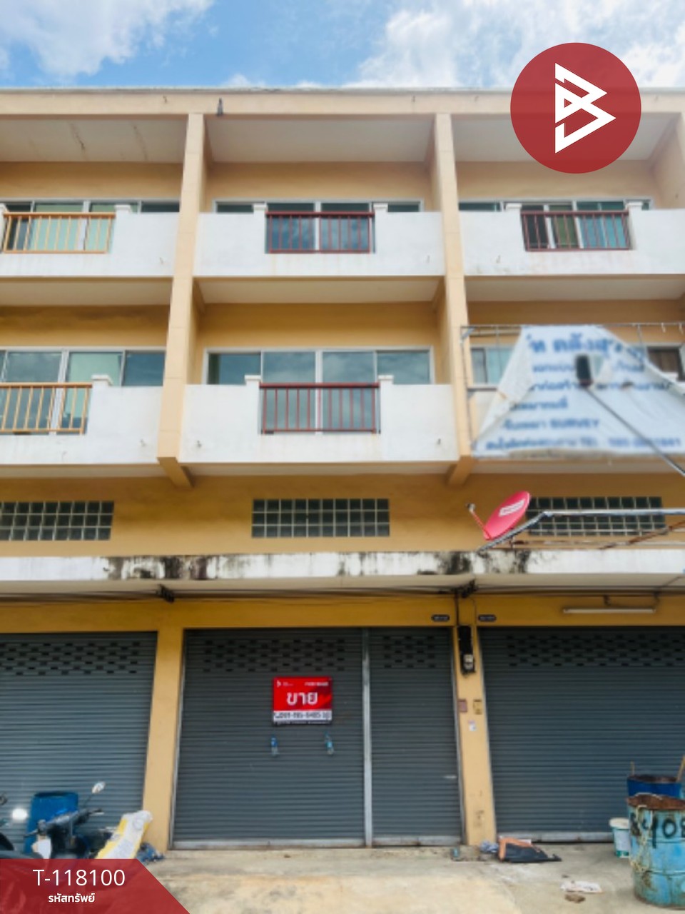 ขายอาคารพาณิชย์ เนื้อที่ 21.7 ตร.วา นาดี สมุทรสาคร