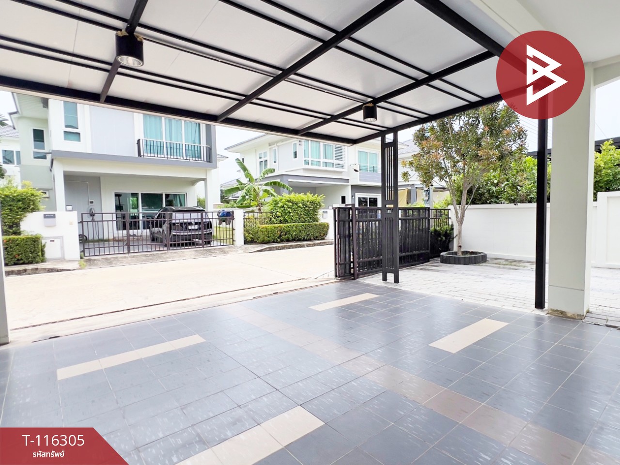 ขายบ้านเดี่ยว หมู่บ้านปาล์มวิลล์ เทพารักษ์ (Palm Ville Theparak) สมุทรปราการ