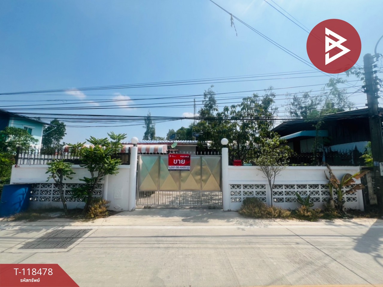ขายบ้านเดี่ยว เนื้อที่ 46 ตร.วา พระสมุทรเจดีย์ สมุทรปราการ