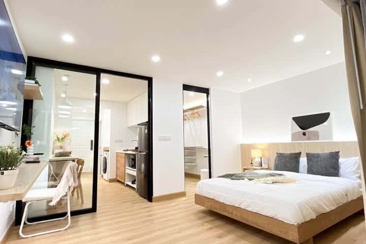 Condo near CMU, newly renovated, Chomdoi Condo, round building Complete set of furniture and appliances, ready to move in