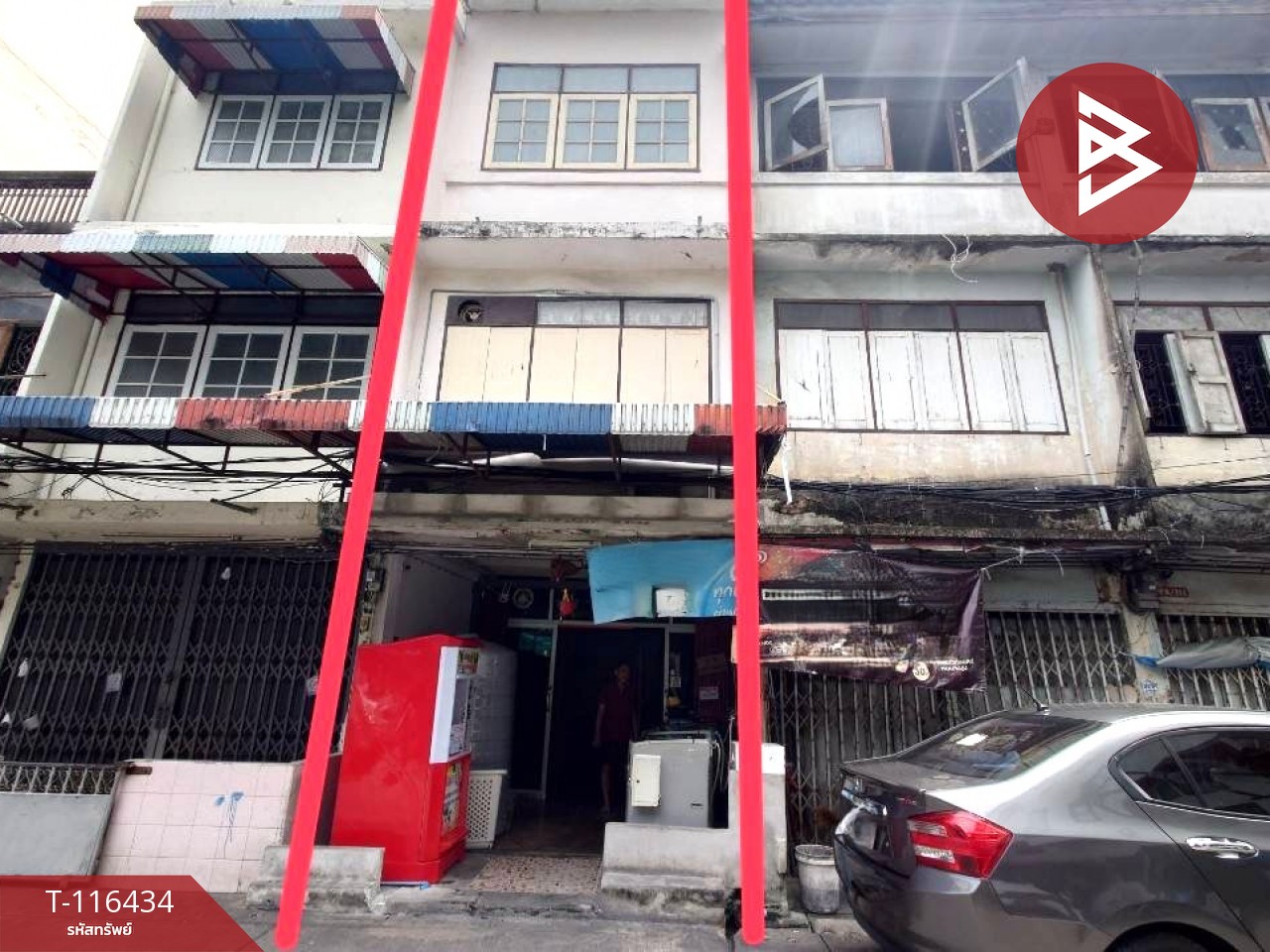 ขายอาคารพาณิชย์ ซ.เจริญนคร12 เนื้อที่ 12 ตร.วา คลองสาน กรุงเทพมหานคร