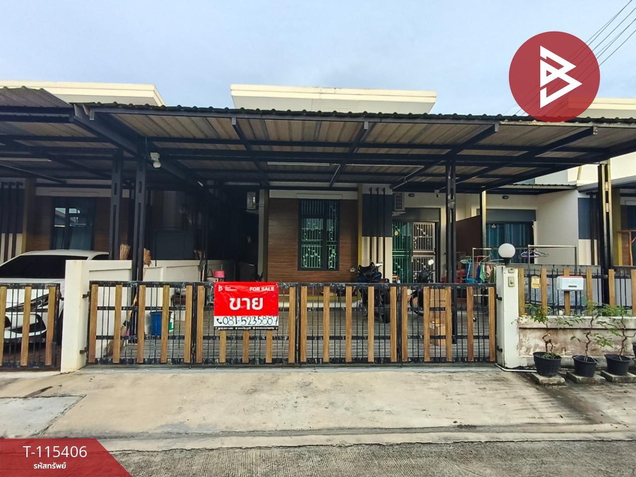 ขายบ้านแฝด หมู่บ้านจินดาภัณฑ์ บ้านบึง ชลบุรี