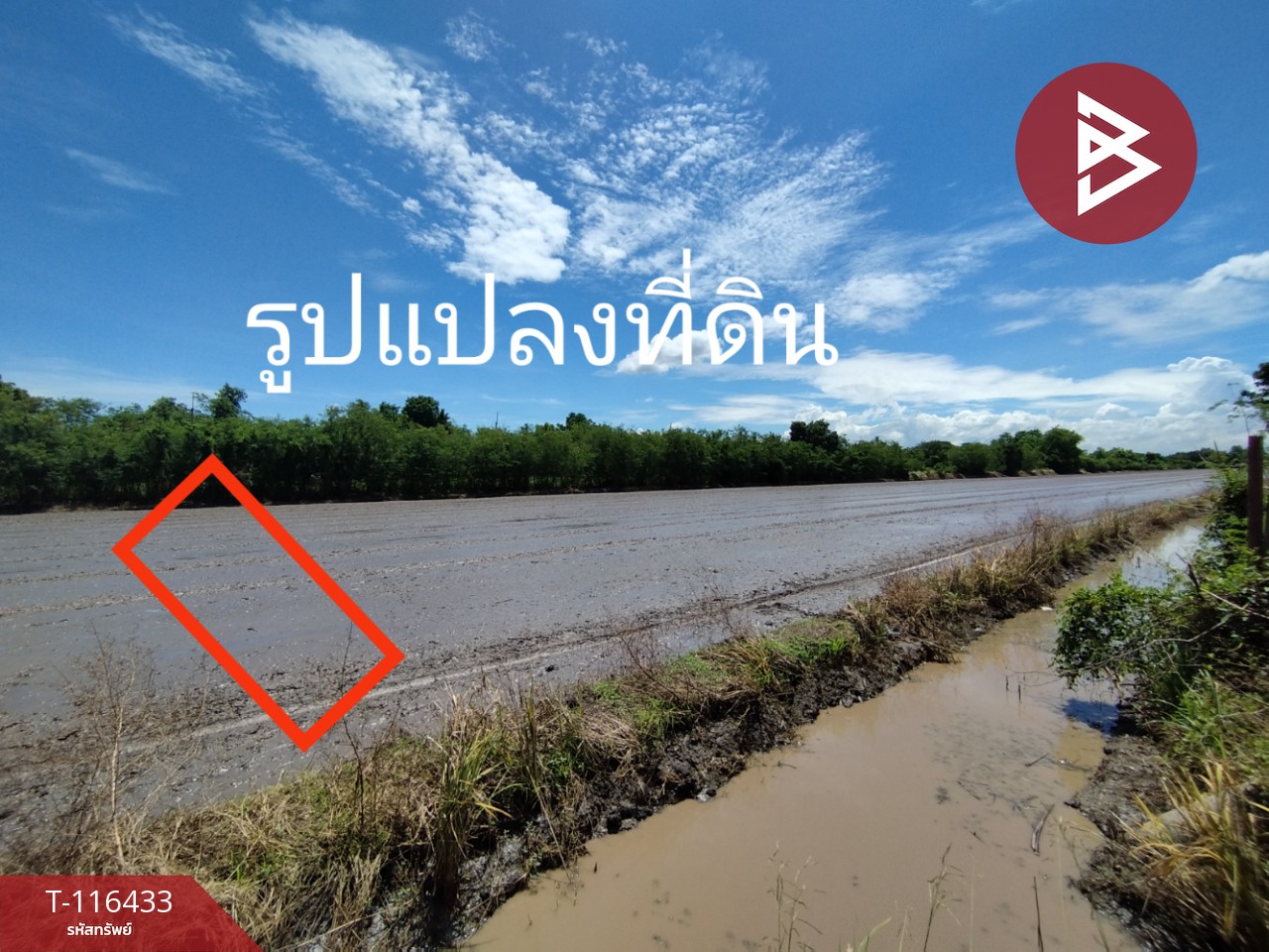 ขายที่ดิน เนื้อที่ 1 ไร่ หนองเสือ ปทุมธานี