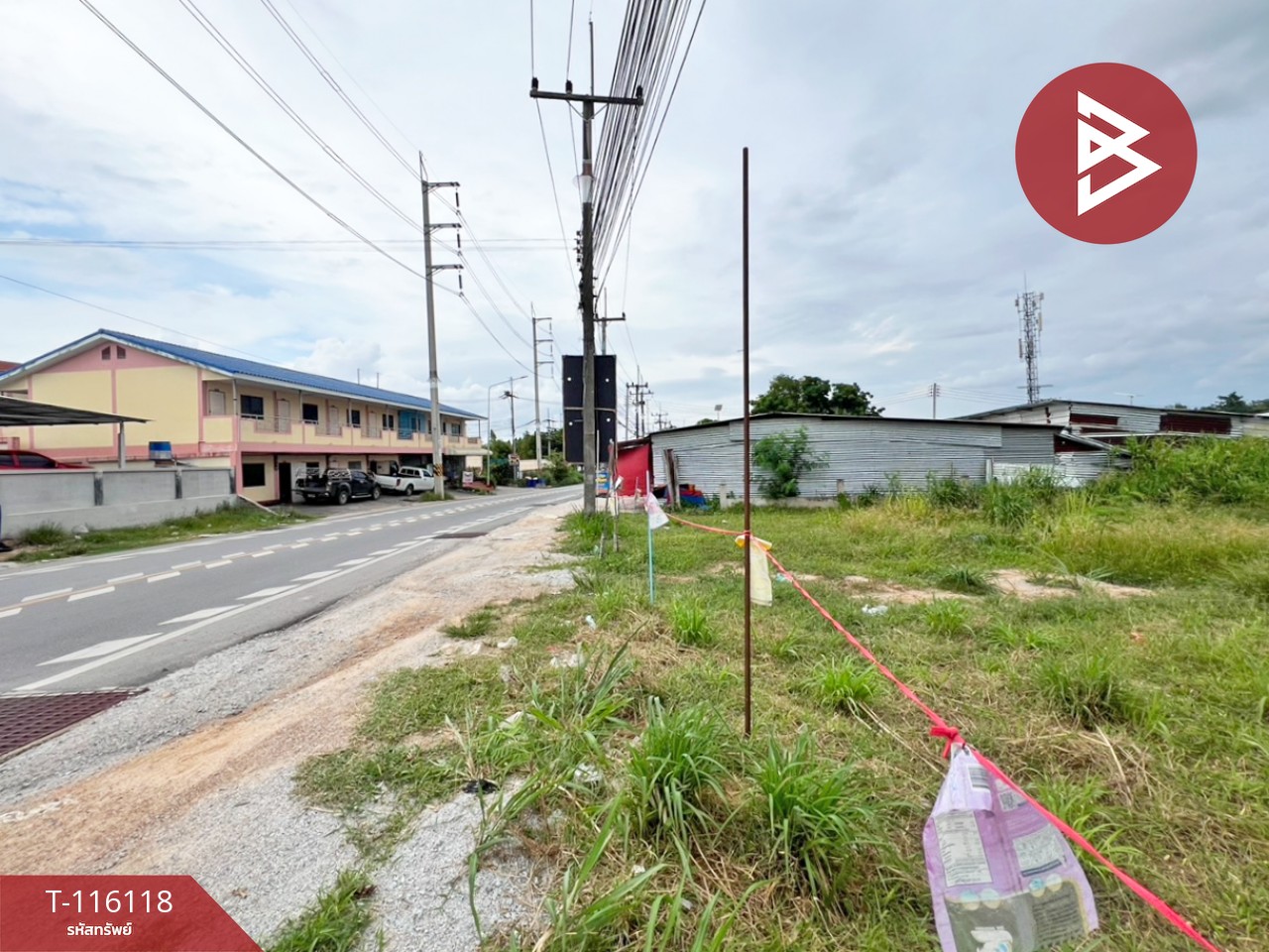 ขายที่ดิน เนื้อที่ 4 ไร่ 2 งาน 18 ตร.วา ปลวกแดง ระยอง