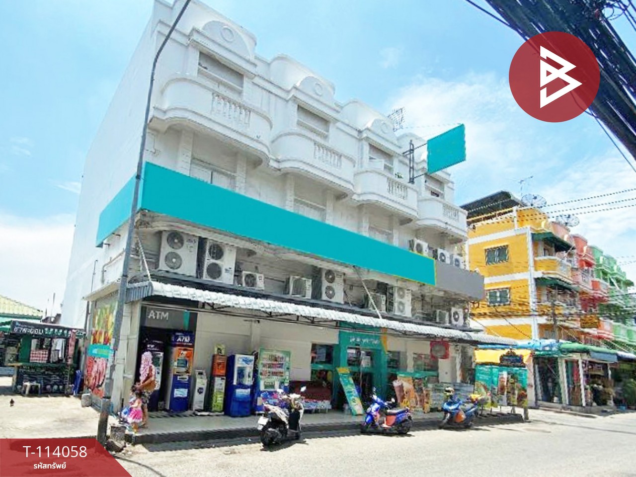 ขายอาคารพาณิชย์ 3.5 ชั้น ซ.อยู่สุข เนื้อที่ 18 ตร.วา บางเมือง สมุทรปราการ