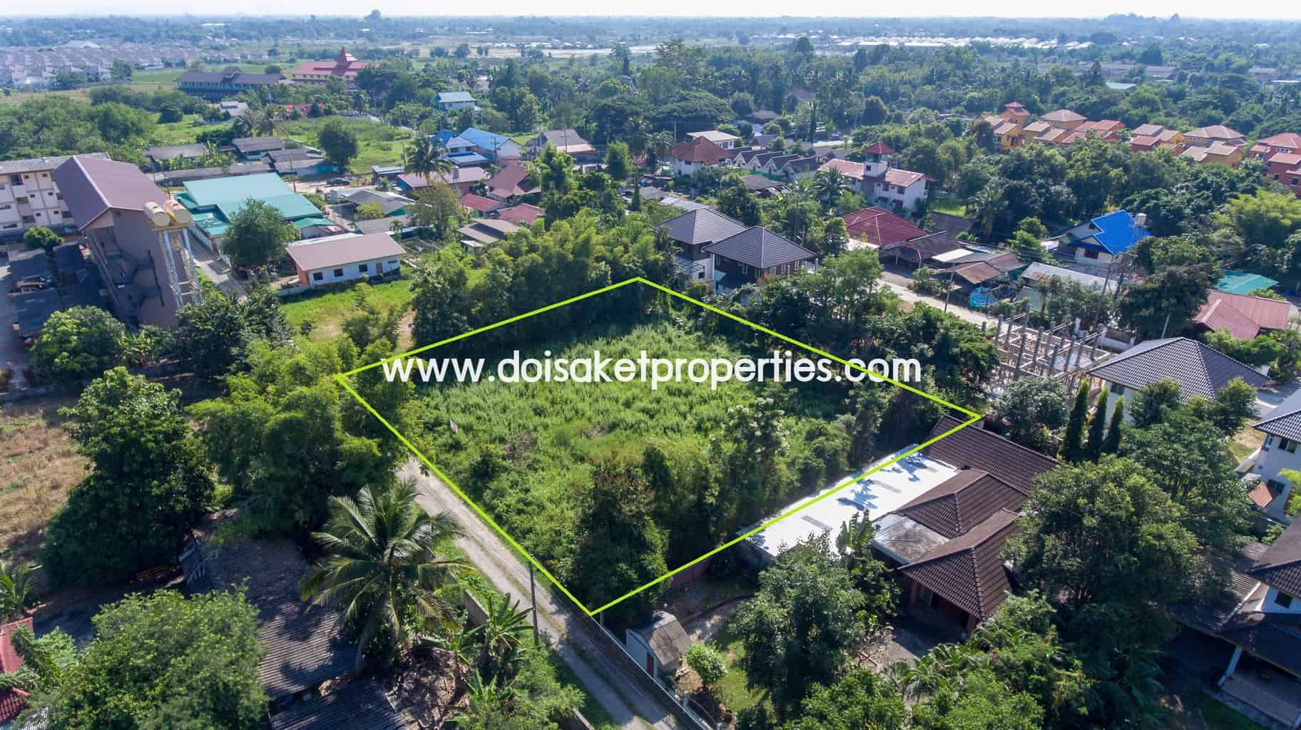 ที่ดินเปล่าทำเลดี ใกล้ ม.แม่โจ้ สันทราย