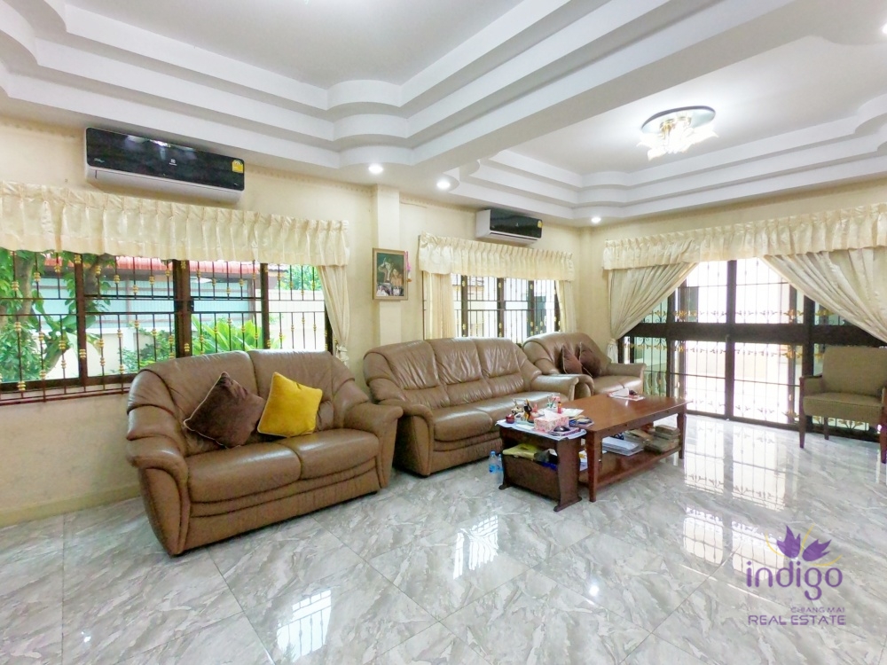 ขายบ้านเดี่ยว 5 ห้องนอน 2 ห้องน้ำ ขนาดที่ดิน 164 ตรว. หมู่บ้านฟ้าฮ่าม ต.ฟ้าฮ่าม อ.เมือง จ.เชียงใหม่