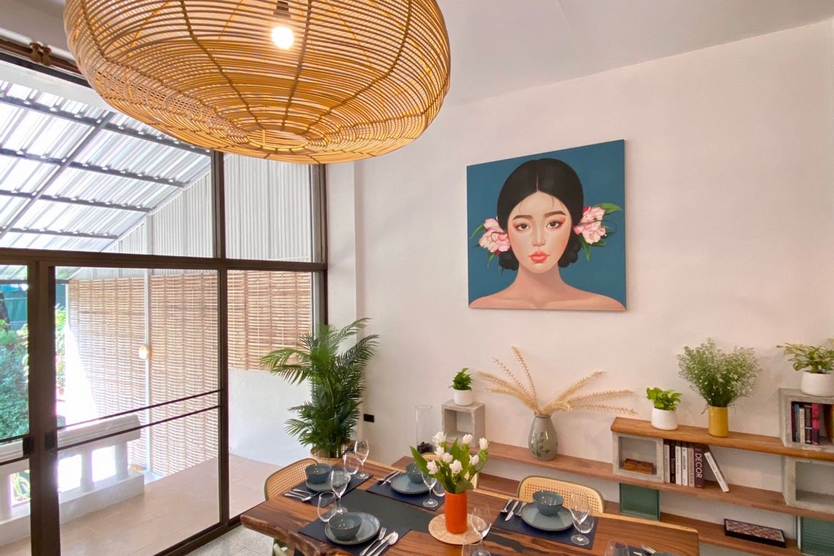 ทาวน์โฮม 3 ห้องนอนให้เช่ารายวัน ในเมืองเชียงใหม่