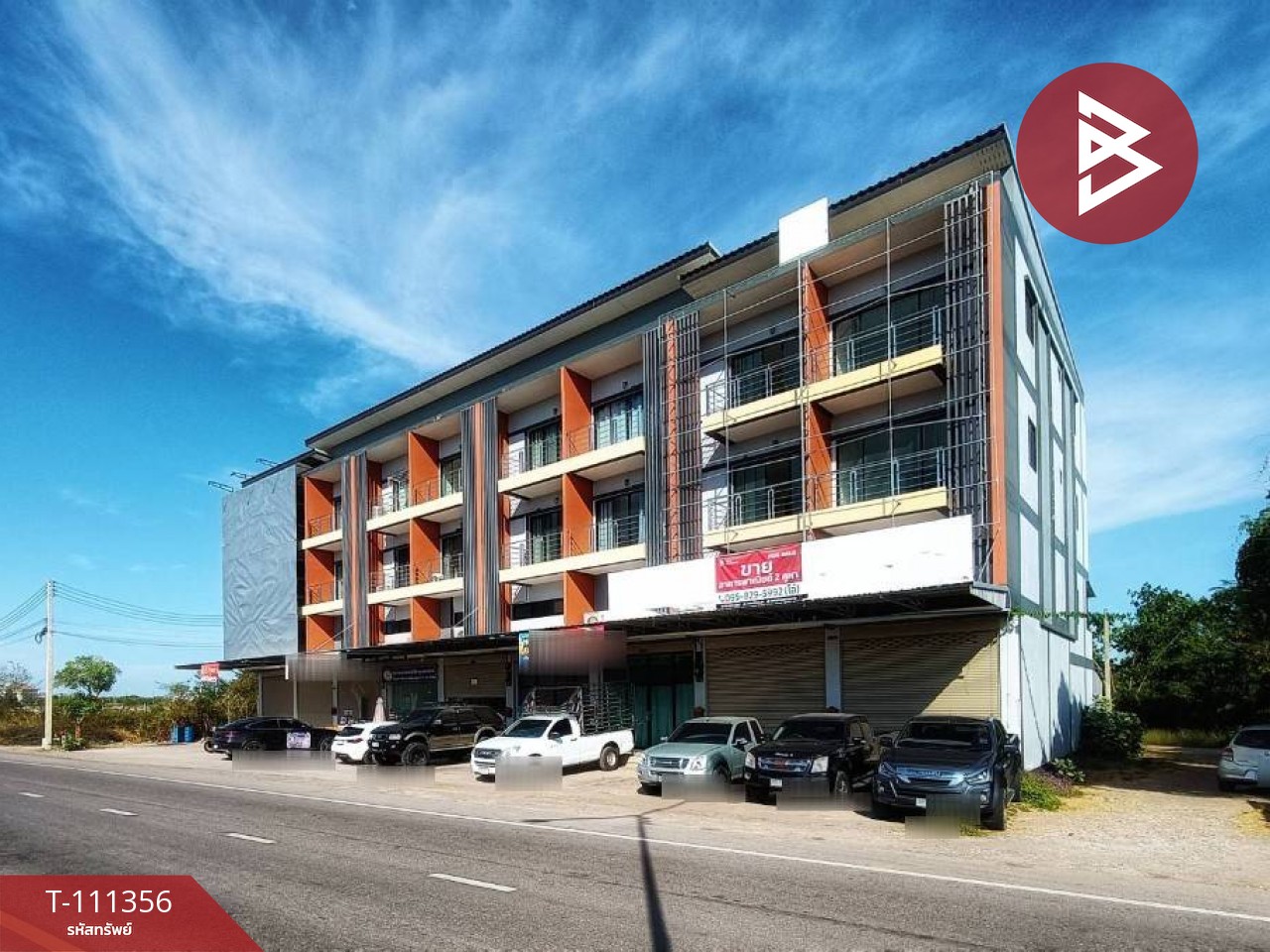 ขายอาคารพาณิชย์ 3.5 ชั้น เนื้อที่ 49.5 ตร.วา บางแก้ว สมุทรสงคราม