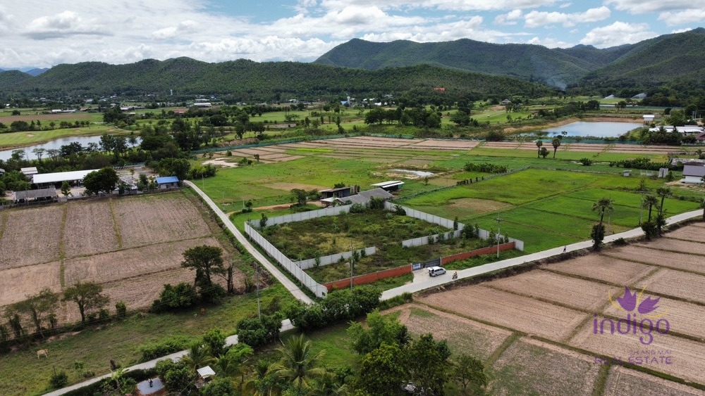 Land for sale 1 Rai 3 Ngan 73 sqw at Huiyab, Baanthi, Lumphun