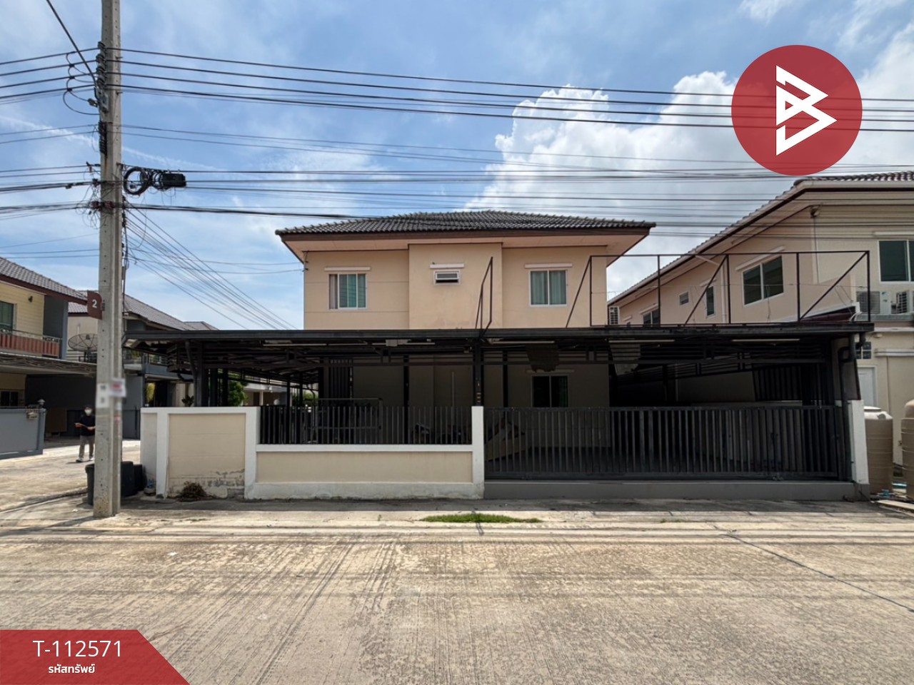 ขายบ้านแฝด หมู่บ้านเทพารักษ์ โครงการ15 บางเสาธง สมุทรปราการ