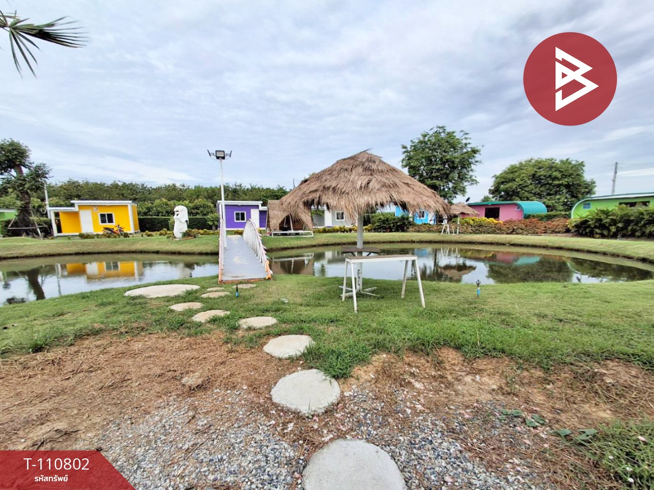 ขายโรงแรมพร้อมที่ดิน 4 ไร่ 1 งาน 34 ตร.วา ยางนอน สุพรรณบุรี