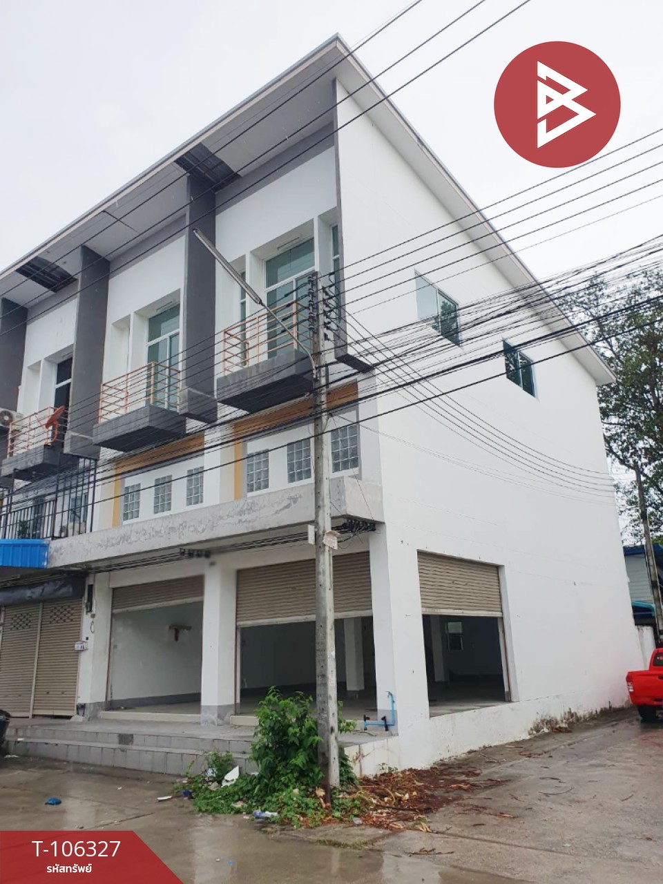 ให้เช่าอาคารพาณิชย์ 2 คูหา ทำเลดีฯ เนื้อที่ 31.9 ตร.วา นิคมพัฒนา ระยอง