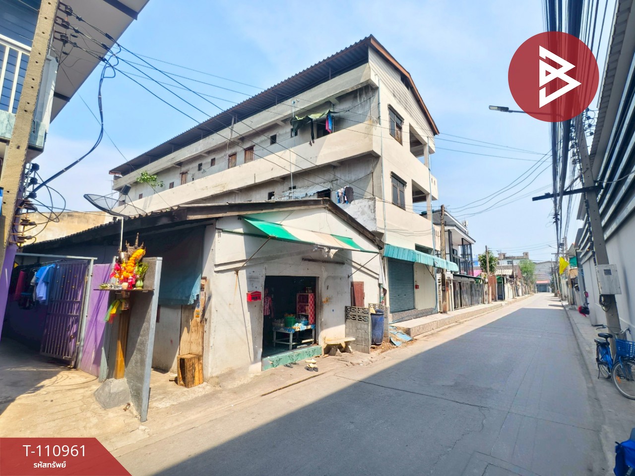 ขายอพาร์ทเม้นท์ 3 ชั้น ซ.เศรษฐกิจ2 เนื้อที่ 53.2 ตร.วา กระทุ่มแบน สมุทรสาคร