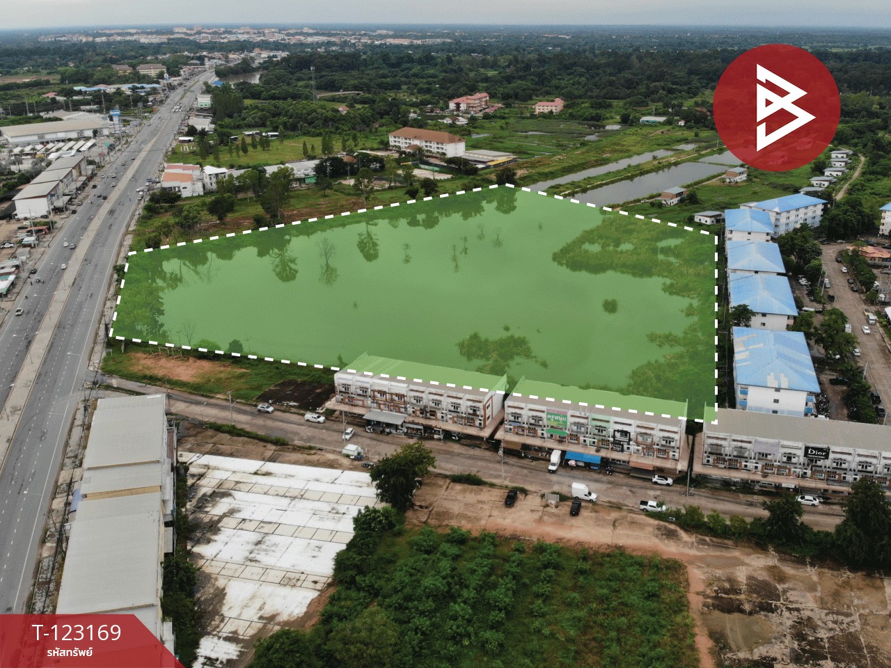 ขายที่ดิน เนื้อที่ 24 ไร่ 2 งาน 20 ตร.วา ตลาด มหาสารคาม