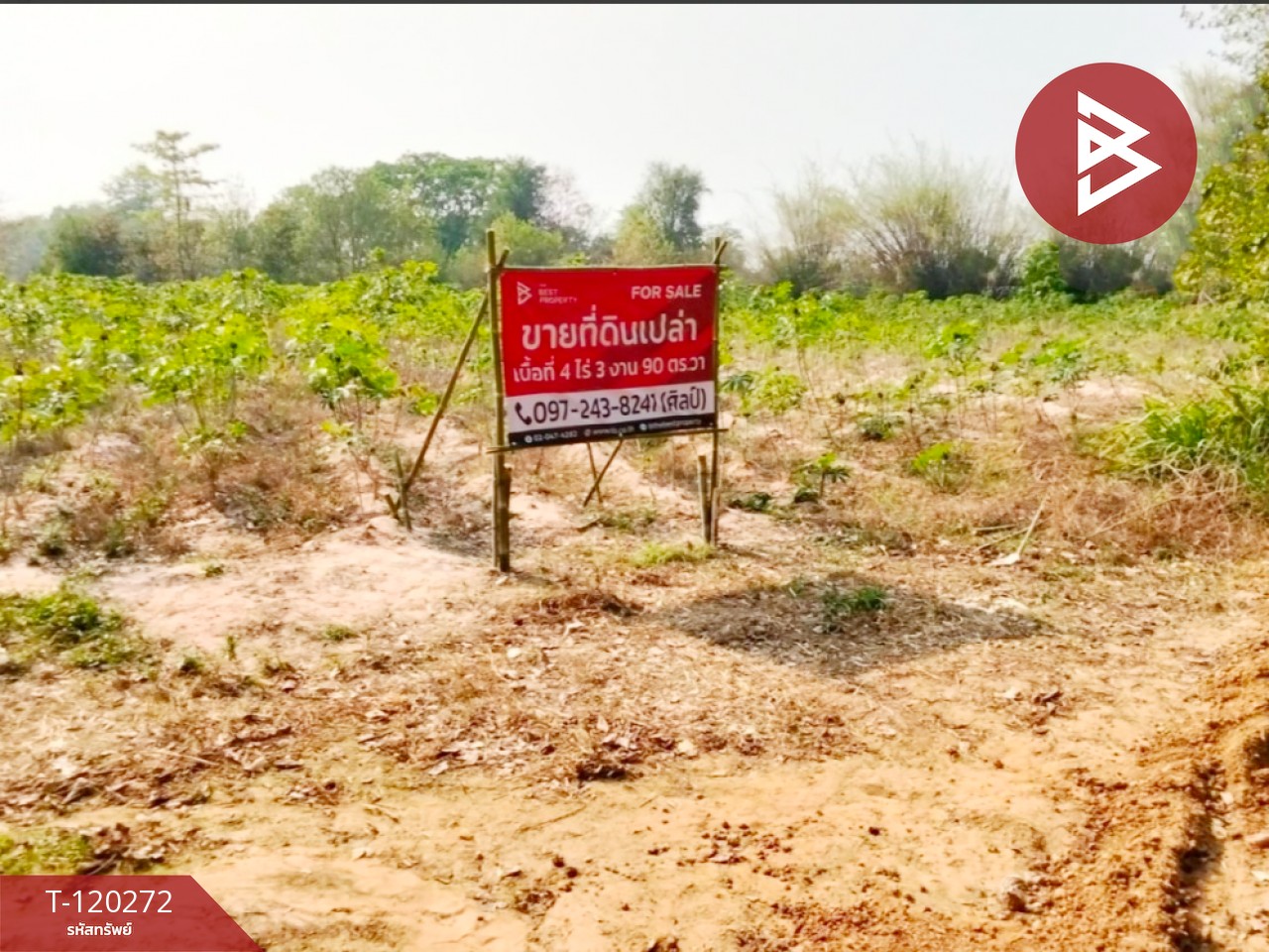 ขายที่ดิน เนื้อที่ 4 ไร่ 3 งาน 90 ตร.วา น้ำพอง ขอนแก่น