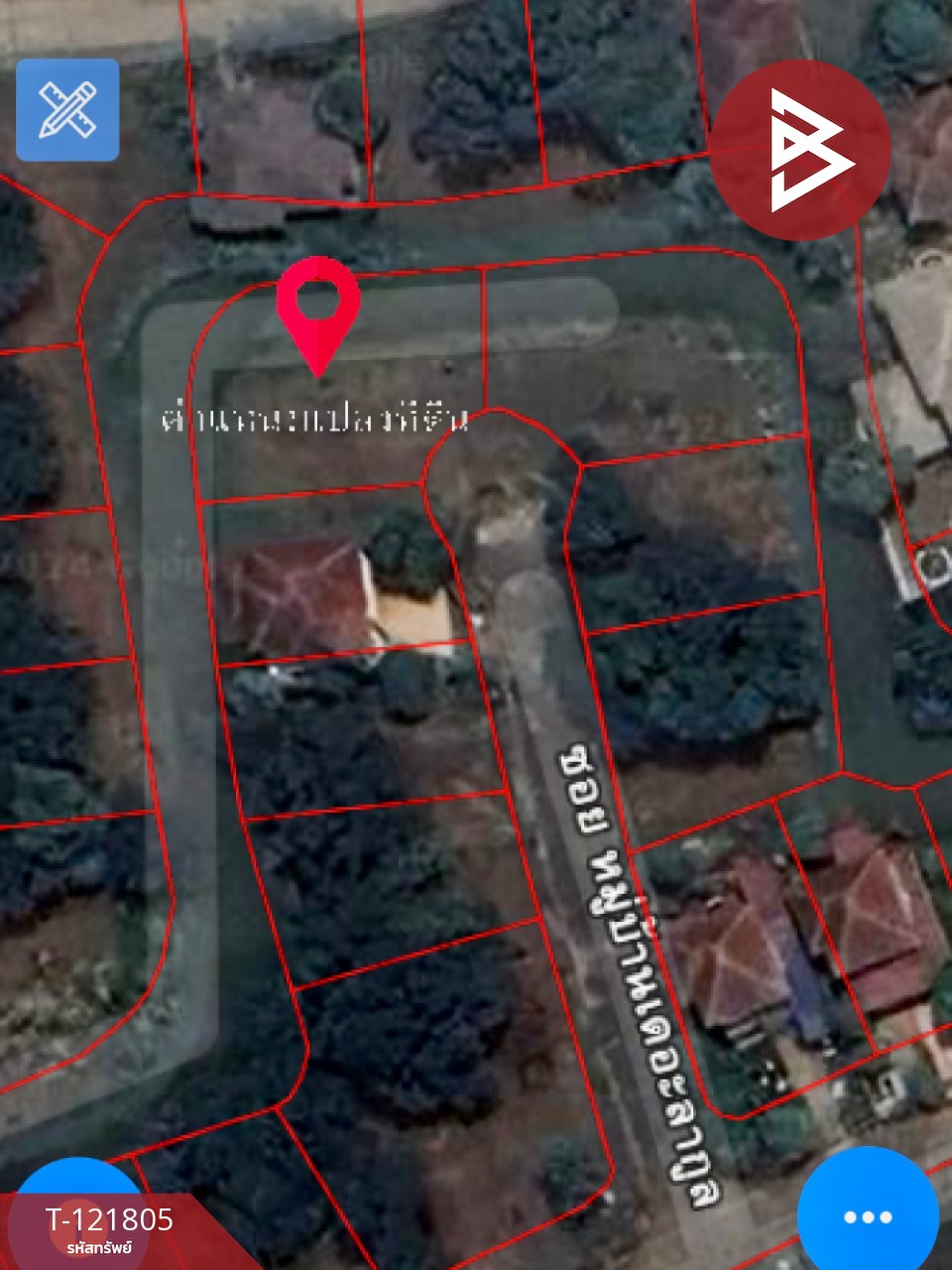 ขายที่ดิน หมู่บ้านลากูน3 เนื้อที่ 1 งาน 37.1 ตร.วา สามโคก ปทุมธานี