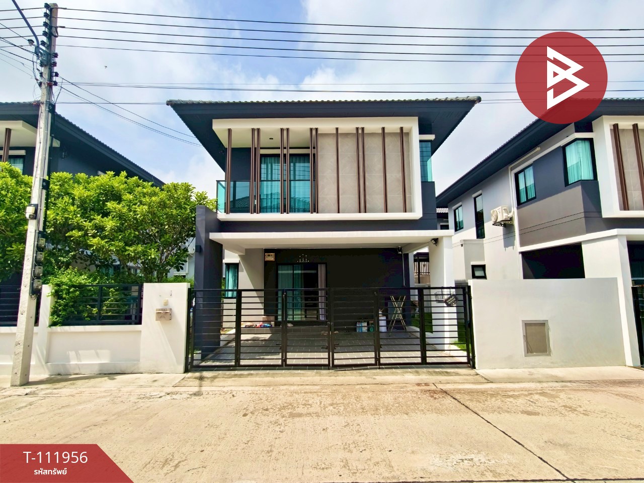 ขายบ้านแฝด หมู่บ้านเอ็นซีออนกรีน ปาล์มพาร์ค ลำลูกกา (Nc On Green Palm Park) ปทุมธานี