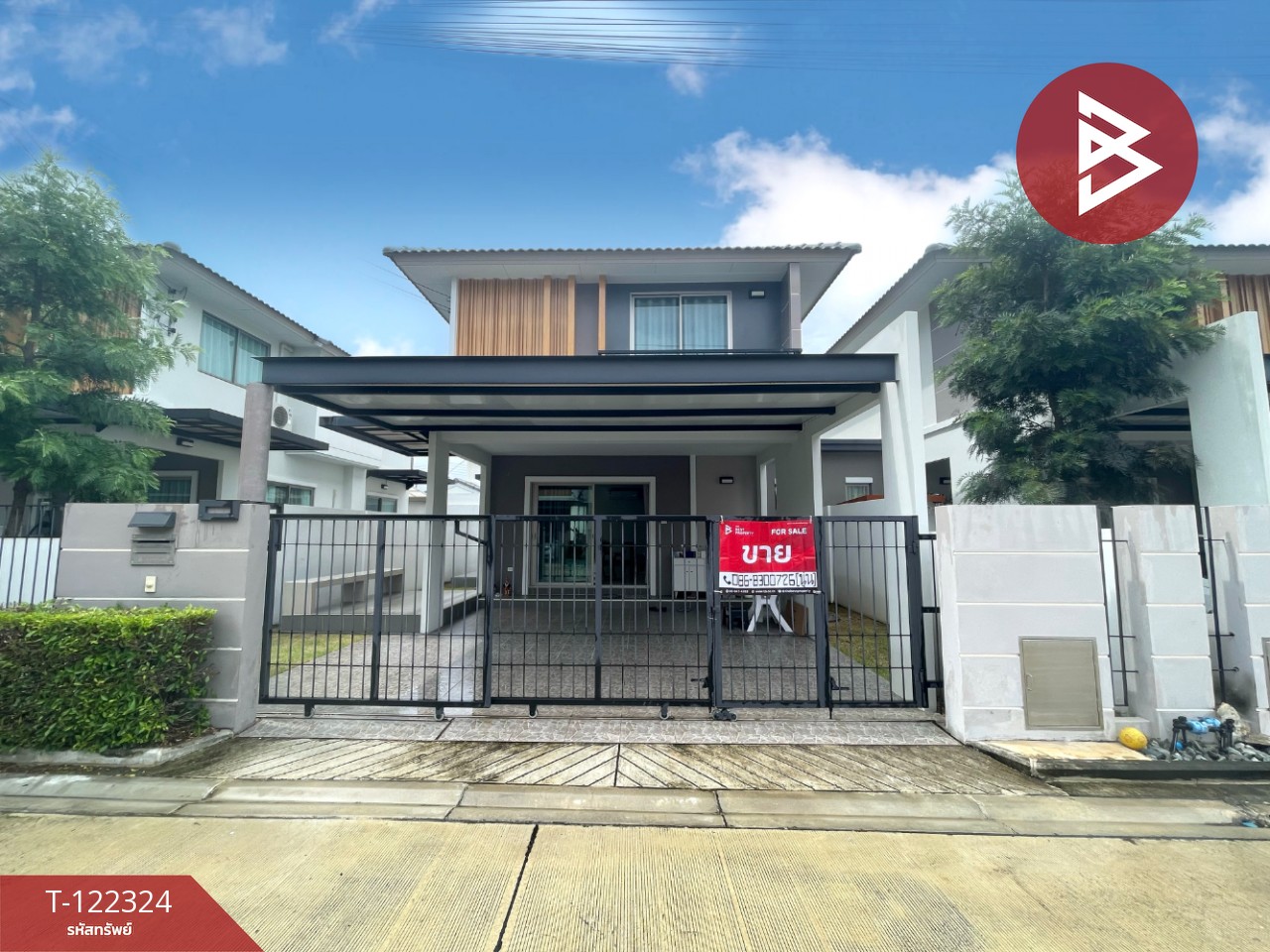 ขายบ้านแฝด หมู่บ้านไลฟ์อินเดอะการ์เด้น โรงโป๊ะ-มอเตอร์เวย์ (Life In The Garden Rongpo-Motorway)