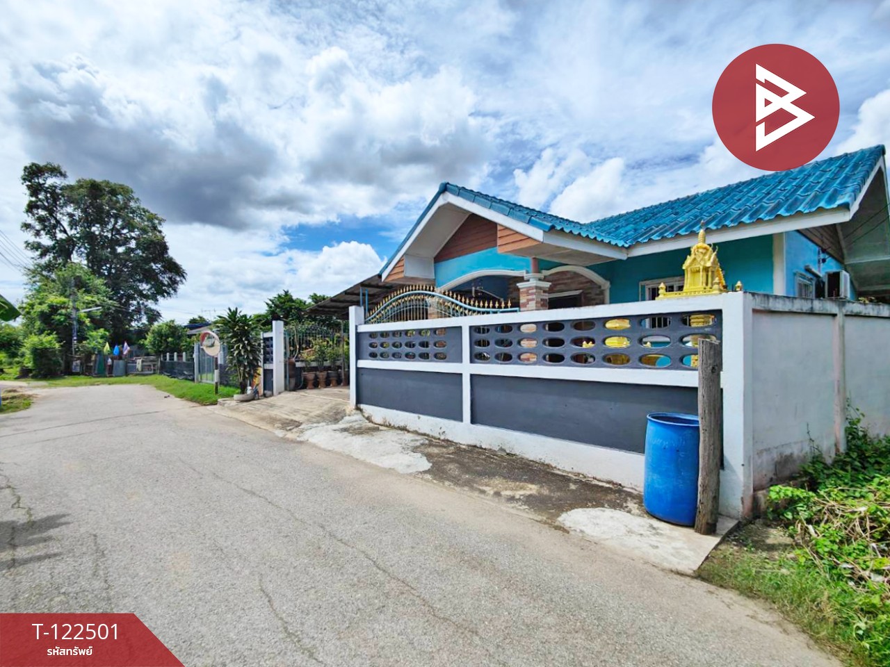 ขายบ้านเดี่ยวชั้นเดียว เนื้อที่ 56 ตร.วา บางแพ ราชบุรี