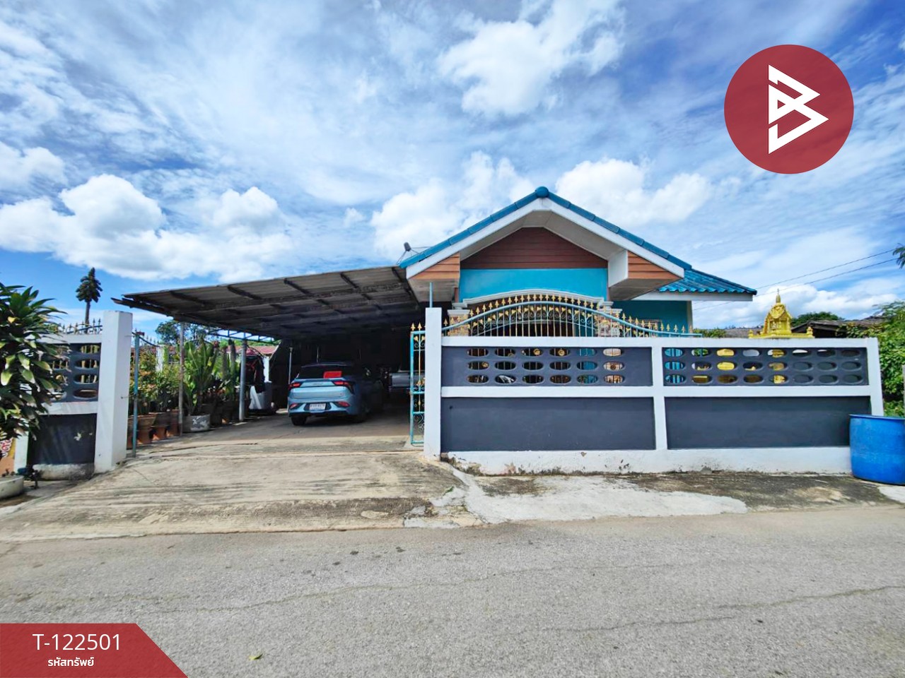 ขายบ้านเดี่ยวชั้นเดียว เนื้อที่ 56 ตร.วา บางแพ ราชบุรี