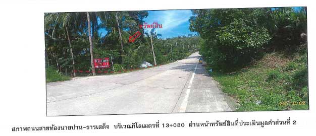 KTB : ที่ดินเปล่า ตำบลบ้านใต้ สุราษฎร์ธานี 52SS030100316