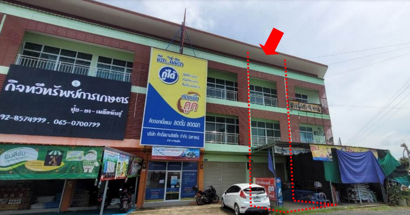 KTB : ตึกแถว ตำบลยางชุมน้อย ศรีสะเกษ 60NE010701873