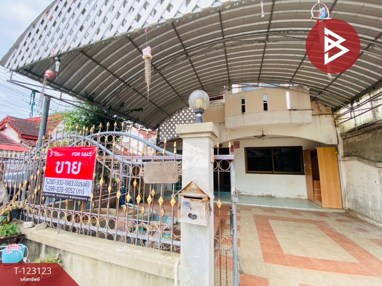 ขายทาวน์เฮ้าส์ โครงการบ้านเพื่อนเพชร (Baan Phuen Phet) ช่องสะแก เพชรบุรี