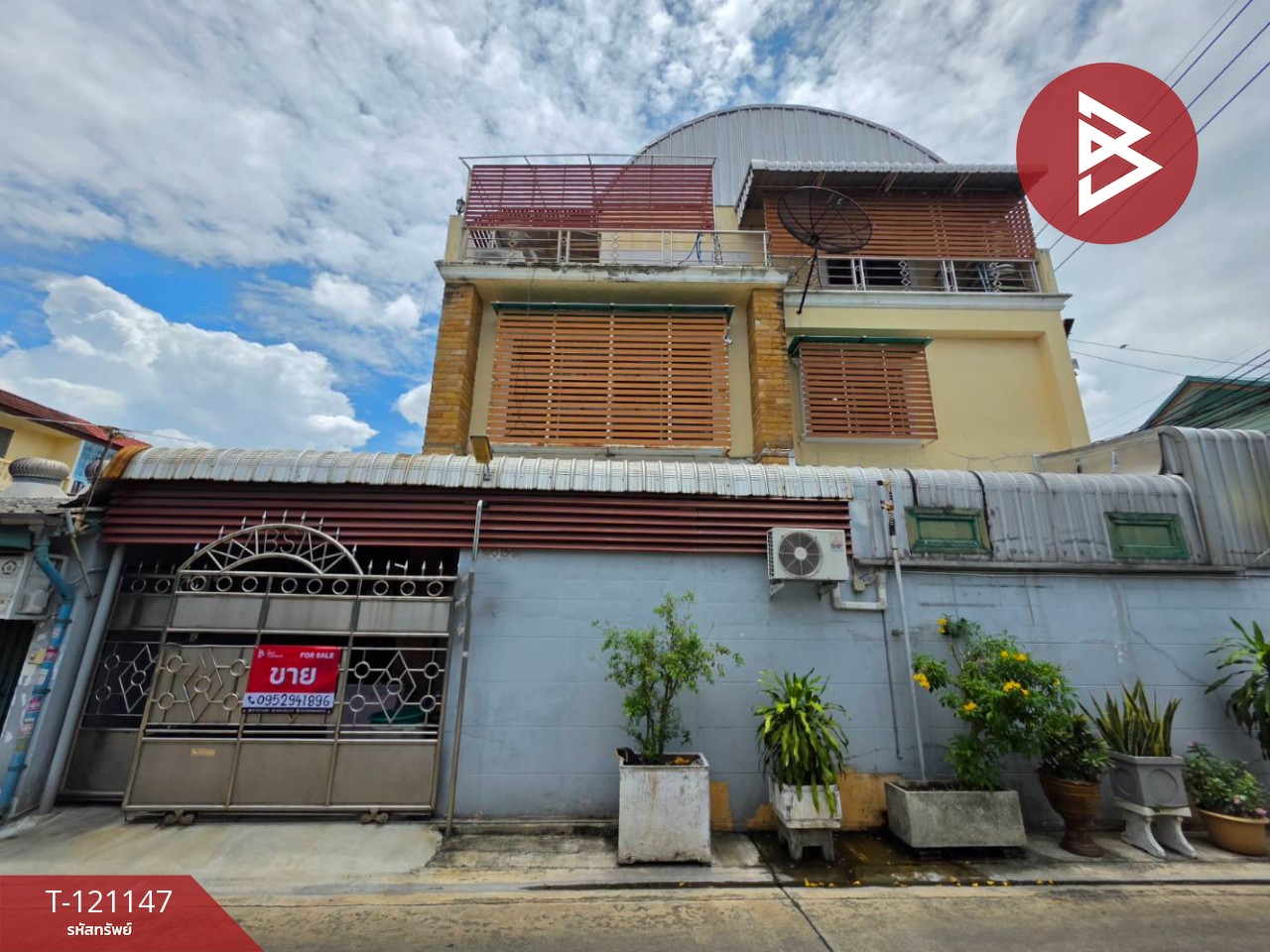 ขายบ้านเดี่ยวหลังริม ด่านสำโรง 50/2 เนื้อที่ 32 ตร.วา สำโรงเหนือ สมุทรปราการ