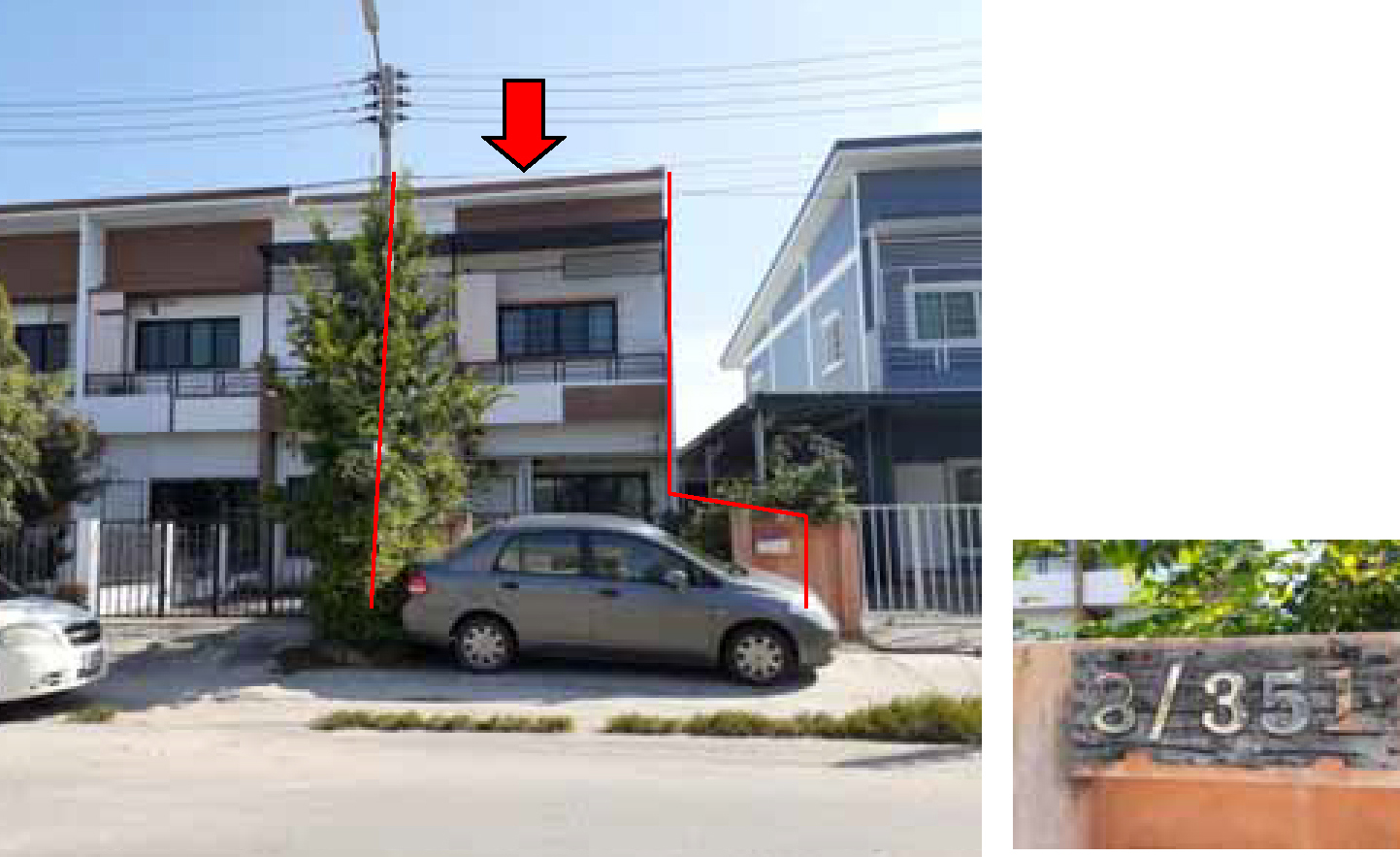 KTB : ทาวน์เฮ้าส์ ตำบลหัวหิน ประจวบคีรีขันธ์ 62CC010500628
