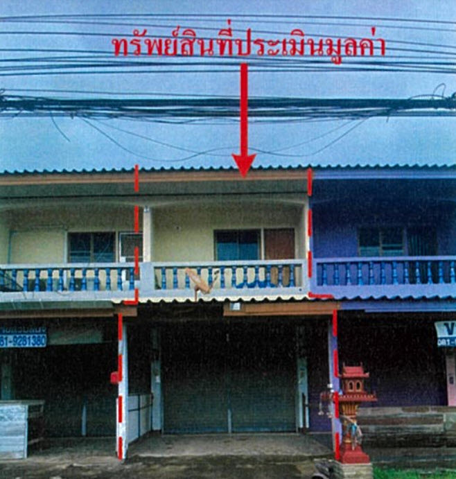 KTB : อาคารพาณิชย์ ตำบลแม่ข่า เชียงใหม่ 65NN011500051