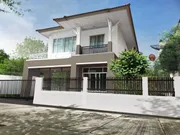 ขายบ้านเดี่ยว 2 ชั้น หมู่บ้านมณีรินทร์เพลสสุขุมวิท 3นอน หลังริม รีโนเวทใหม่ ใกล้หาดบางแสน ม.บูรพา 