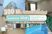 คอนโดให้เช่า ใกล้ รพ. เชียงใหม่  3 นาที ห้องกว้าง เฟอร์ครบ พร้อมอยู่ มีฟิตเนส สระว่ายน้ำ @One Plus สวนดอก 5 