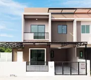 [ขายแล้วค่ะ] ทาวน์เฮ้าส์ 2 ชั้น ม.บ้านดี บางโทรัด ขนาด 47.1 ตรว. 4นอน 2น้ำ บ้านใหญ่ หลังริม เนื้อที่กว้าง พร้อมพื้นที่สนามหญ้า [พระราม2-บางโทรัด]