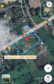 ขายที่ดินแม่ริมเชียงใหม่ หน้ากว้าง ติดถนนหลัก ด้านข้างติดซอยโรงเรียนอนุบาล