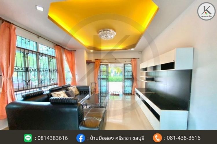 บ้านเดี่ยว2ชั้น หลังมุม ตำแหน่งดีที่สุดในโครงการ มบ,ธาดาทาวน์ ศรีราชา , ภาพที่ 4