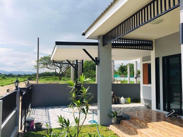 บ้านเดี่ยวโมเดิร์นชั้นเดียวหลังคาทรงปั้นหยา หางดง~สันป่าตอง , ภาพที่ 4