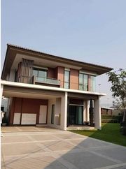  ขายและให้เช่าบ้านเดี่ยว2ชั้น บุราสิริ  ราชพฤกษ์-345 ปากเกร็ด เนื้อที่ 102 ตรว. 