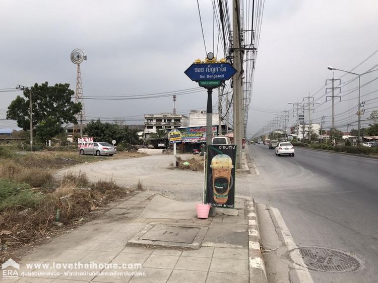 ขายที่ดิน ติดถนนบางกรวย-ไทรน้อย ซอยเบ็ญกาโต27 พื้นที่753.2ตรว. ถมแล้ว , ภาพที่ 4